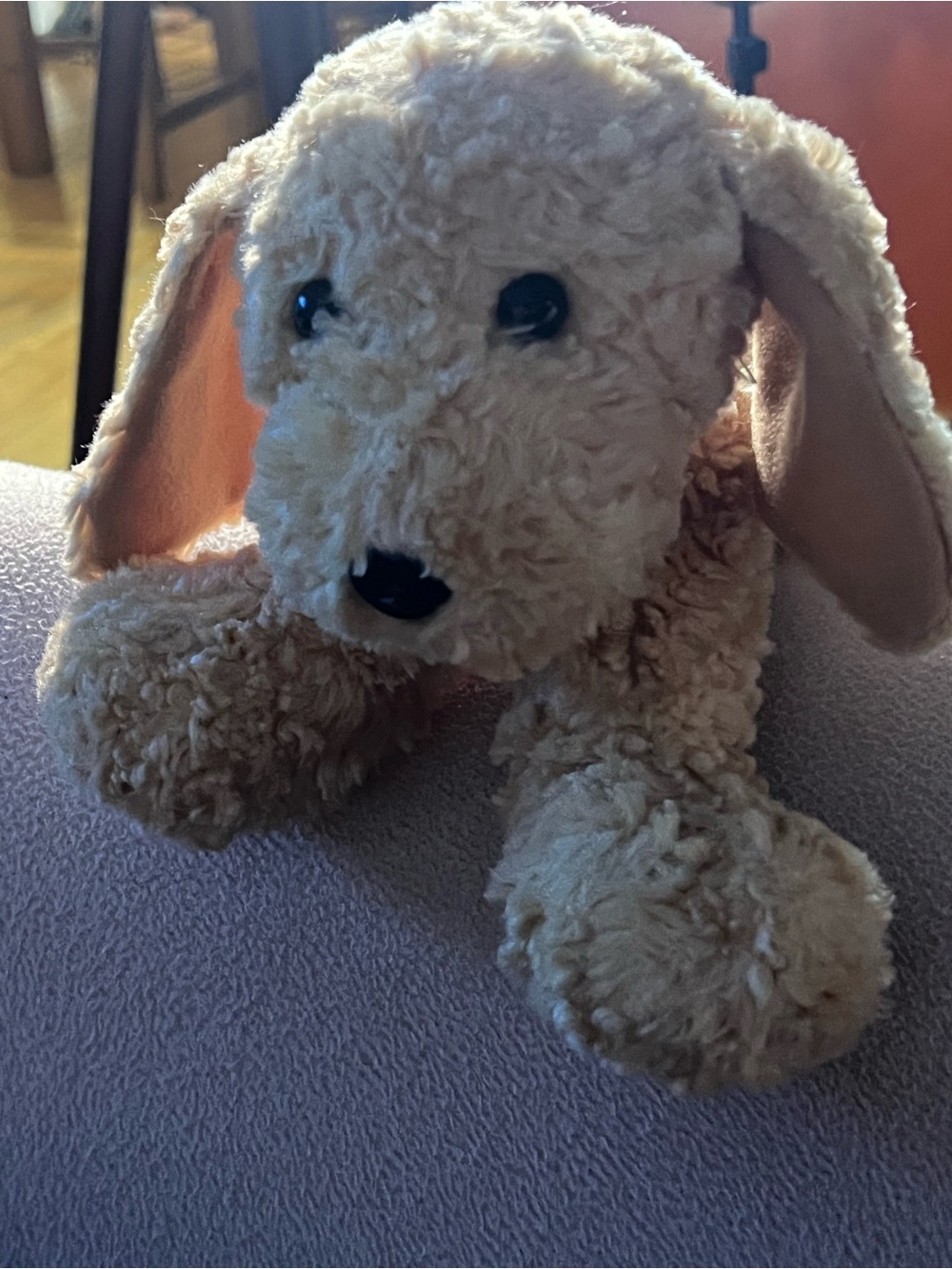 GUND 11" Tan Floppy Puppy Dog Plush No Collar 98096 Stuffed Toy Golden Retriever